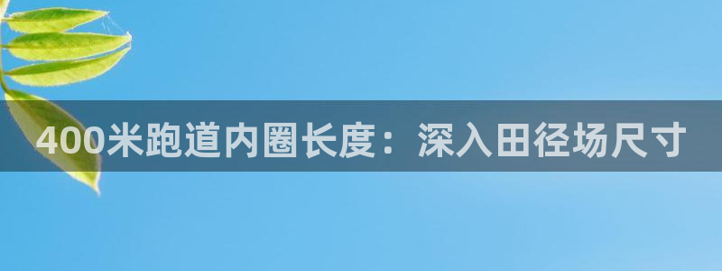 谈球吧体育app登陆：400米跑道内圈长度：深入田径