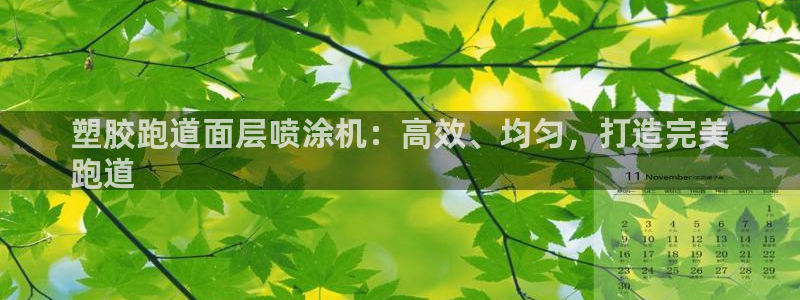 谈球吧体育app下载足球比赛直播：塑胶跑道面层喷涂机