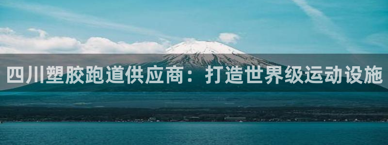 谈球吧平台正规吗：四川塑胶跑道供应商：打造世界级运动设施